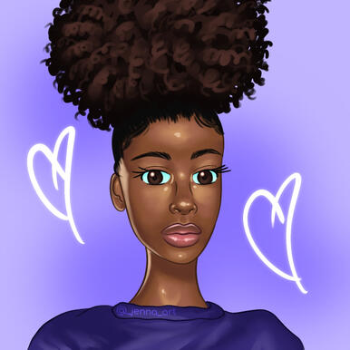 4a Afro Puff